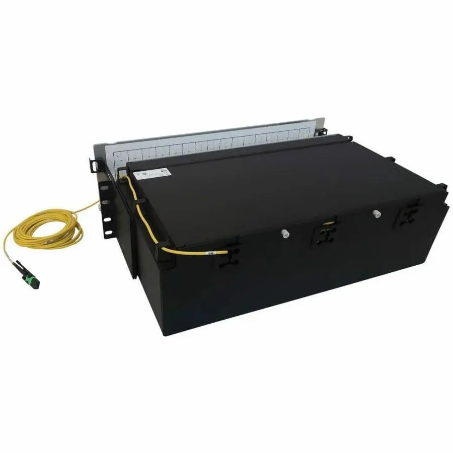 Eaton Tripp Lite Series Preloaded Fiber Patch Panel, 3U - 48x (12F MTP/MPO-APC to 4x LC Duplex F/F) 8F Trunk Cables, OS2 Singlemode, 5 m