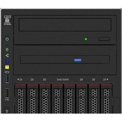 Lenovo ThinkSystem ST650 V2 7Z75A002NA 4U Tower Server - 1 Xeon Silver 4309Y 2.80 GHz - 32 GB RAM - Serial ATA/600 Controller