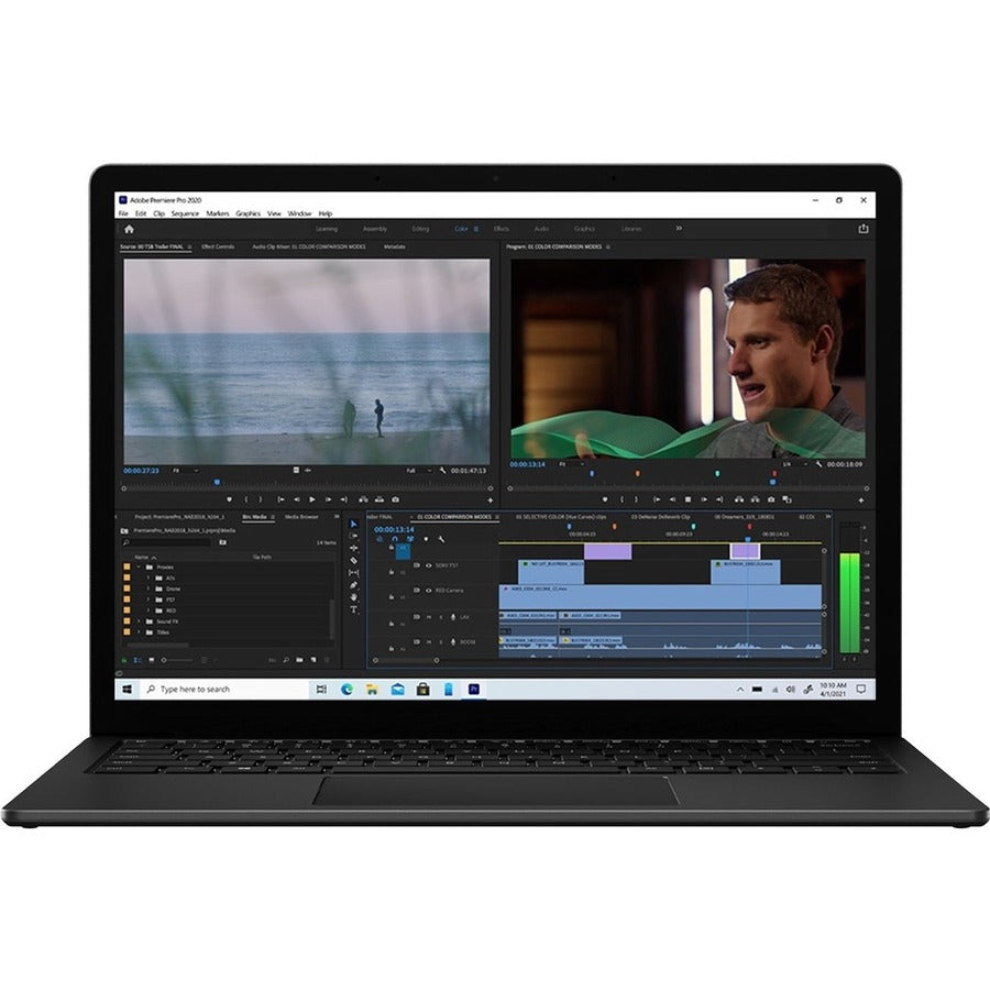 Microsoft Surface Laptop 4 13.5" Touchscreen Notebook - Intel Core i5 11th Gen i5-1145G7 - 16 GB - 512 GB SSD - English Keyboard - Matte Black - TAA Compliant