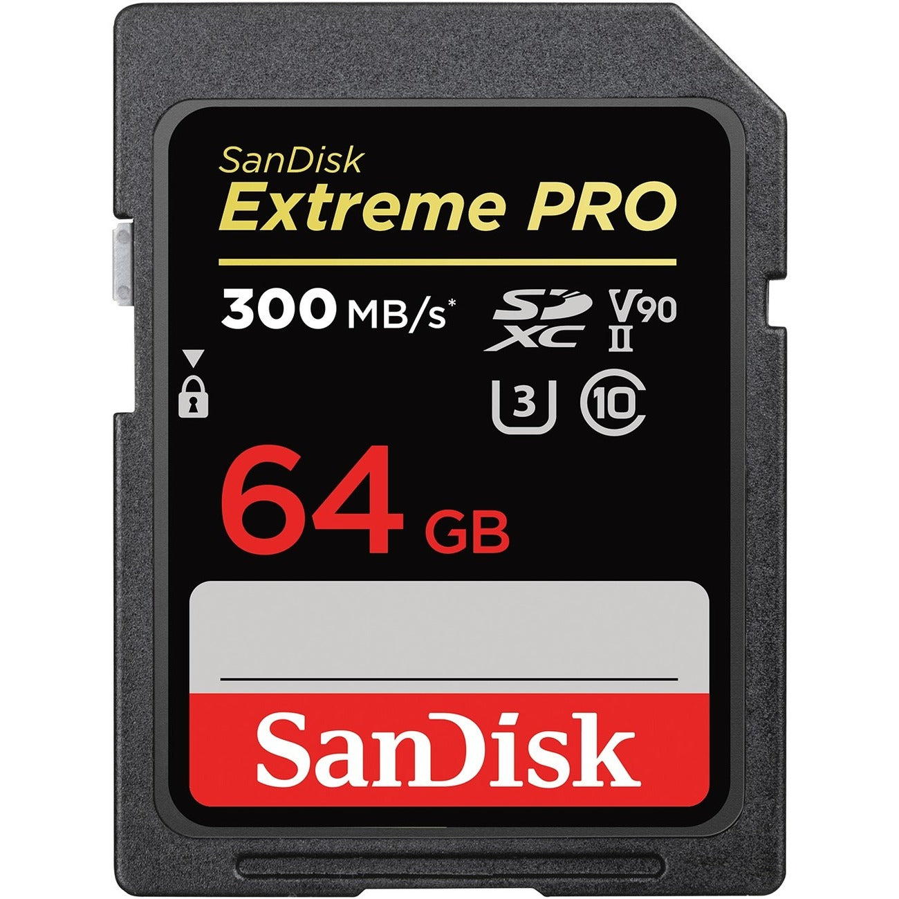 Western SanDisk Extreme Pro 64 GB UHS-II SDXC, 1.3 in, 4G, SDSDXDK-064G-ANCIN