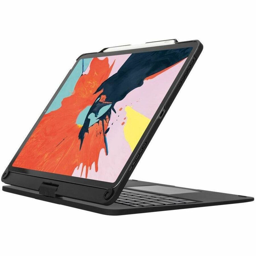 Targus VersaType THZ902US Keyboard/Cover Case for 12.9" Apple iPad Pro (5th Generation), iPad Pro (4th Generation), iPad Pro (3rd Generation), iPad Pro (6th Generation) Tablet - Black