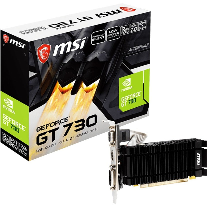 MSI NVIDIA GeForce GT 730 Graphic Card - Low-profile