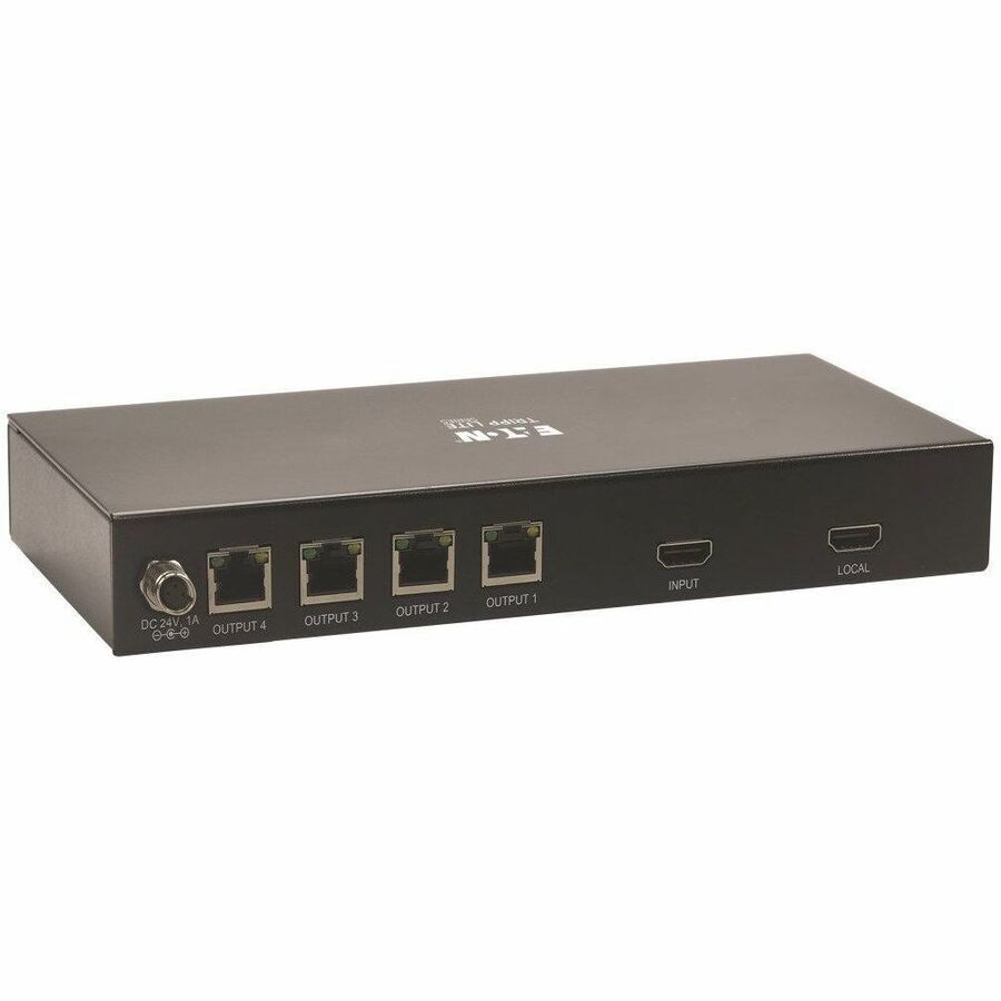 eaton-tripp-lite-series-1x4-hdmi-over-cat6-splitter-for-medical-applications-4k-60-hz-hdr-4-4-4-poc-230-ft-70-m-taa