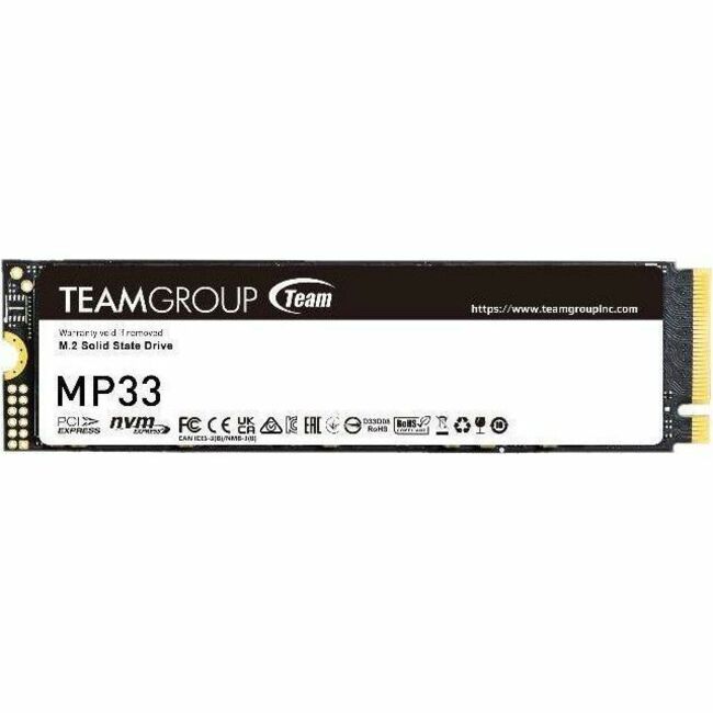 Team MP33 2 TB Solid State Drive - M.2 2280 Internal - PCI Express NVMe (PCI Express NVMe 3.0 x4) - Blue, Black