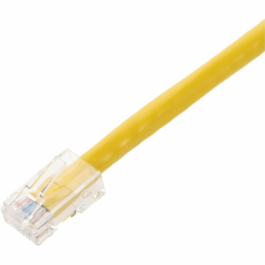 AddOn 10ft Yellow CAT 6 PVC Ethernet Cable Non-Booted RJ-45 M/M