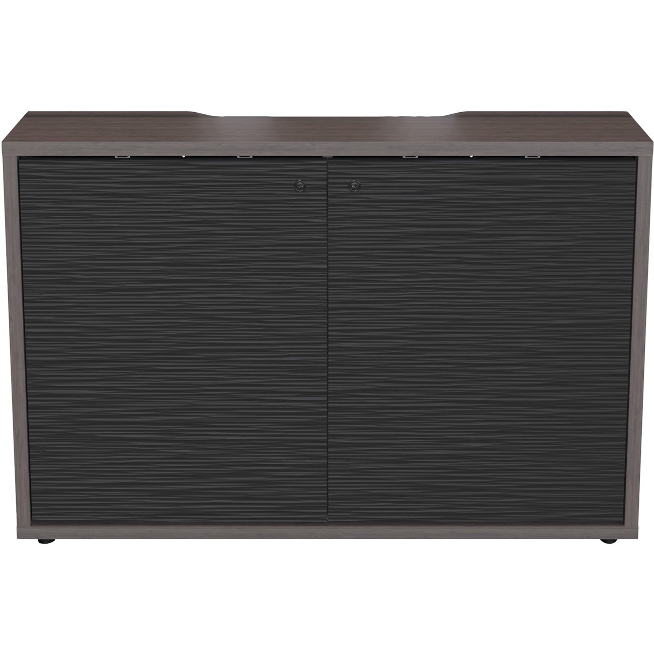 Legrand Middle Atlantic Credenza Wood Kit - 32" Height - High Pressure Laminate (HPL) - Asian Night, Black, C3K2D1HA3D4ZPLBK