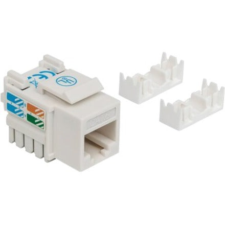 IC Manhattan Keystone Jack, Cat6, UTP, Punch-down, White, Female, 1.1 in