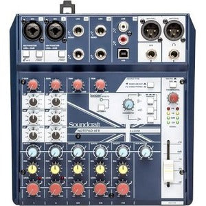 Harman Soundcraft Notepad-8FX Small-format Analog Mixing Console with USB I/O and Lexicon Effects