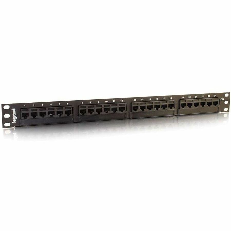 C2G 24-Port Cat6 110-Type Patch Panel