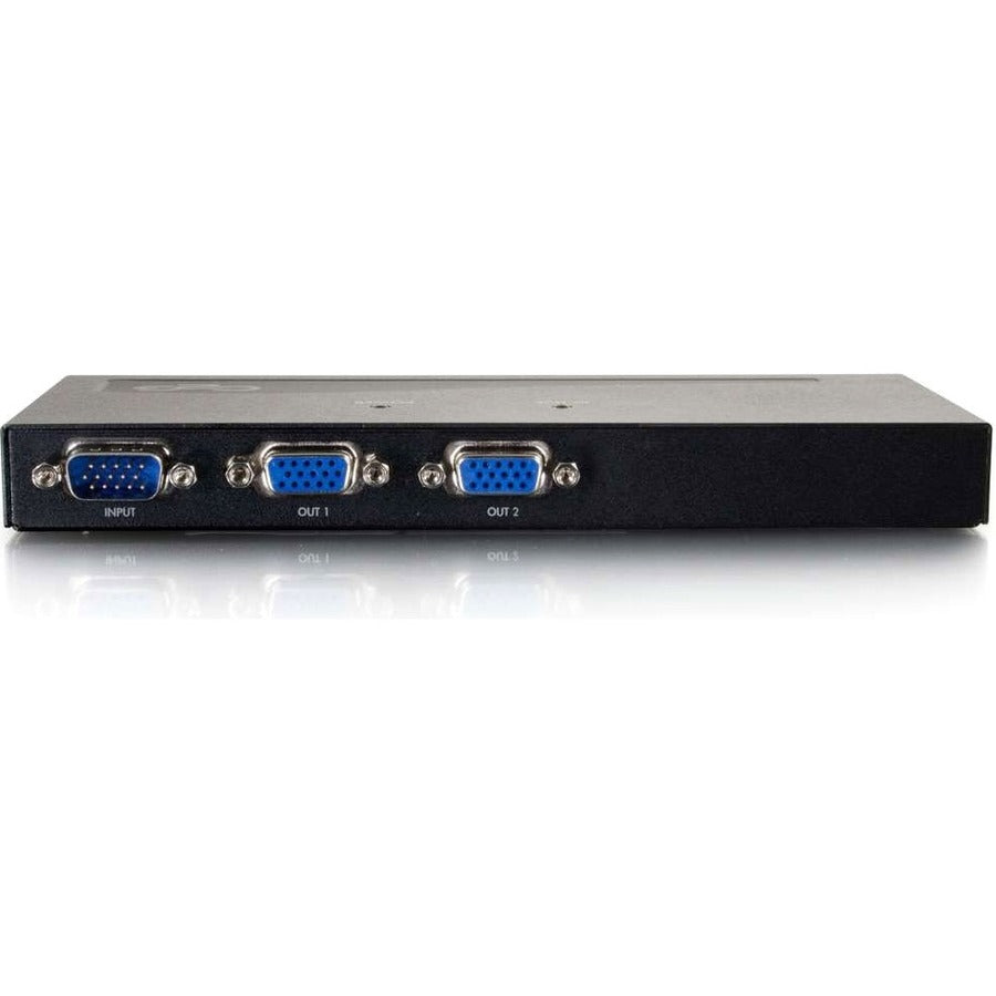 C2G 2-Port VGA Monitor Splitter/Extender - Male Input - TAA Compliant