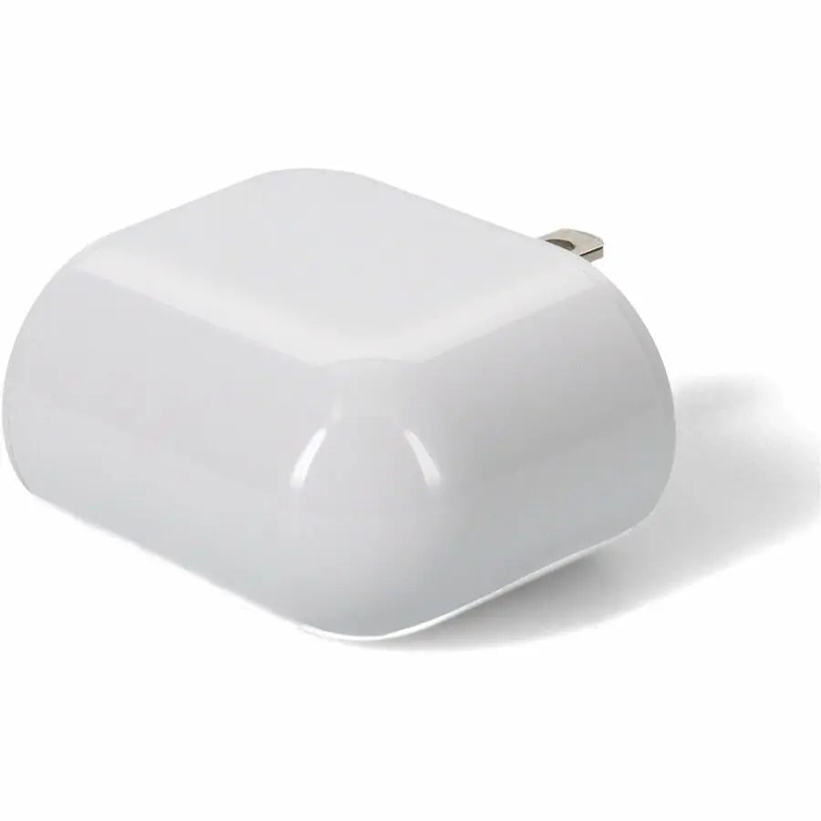 AddOn Wall Plug to 2x USB 2.0 (A) 5V at 2.4A Single port or 5V at 1A Dual port 12W total for US White