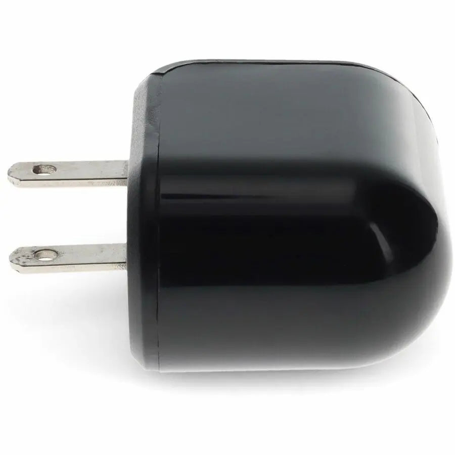 AddOn Wall Plug to USB 2.0 (A) 5V 2.4A for US Black