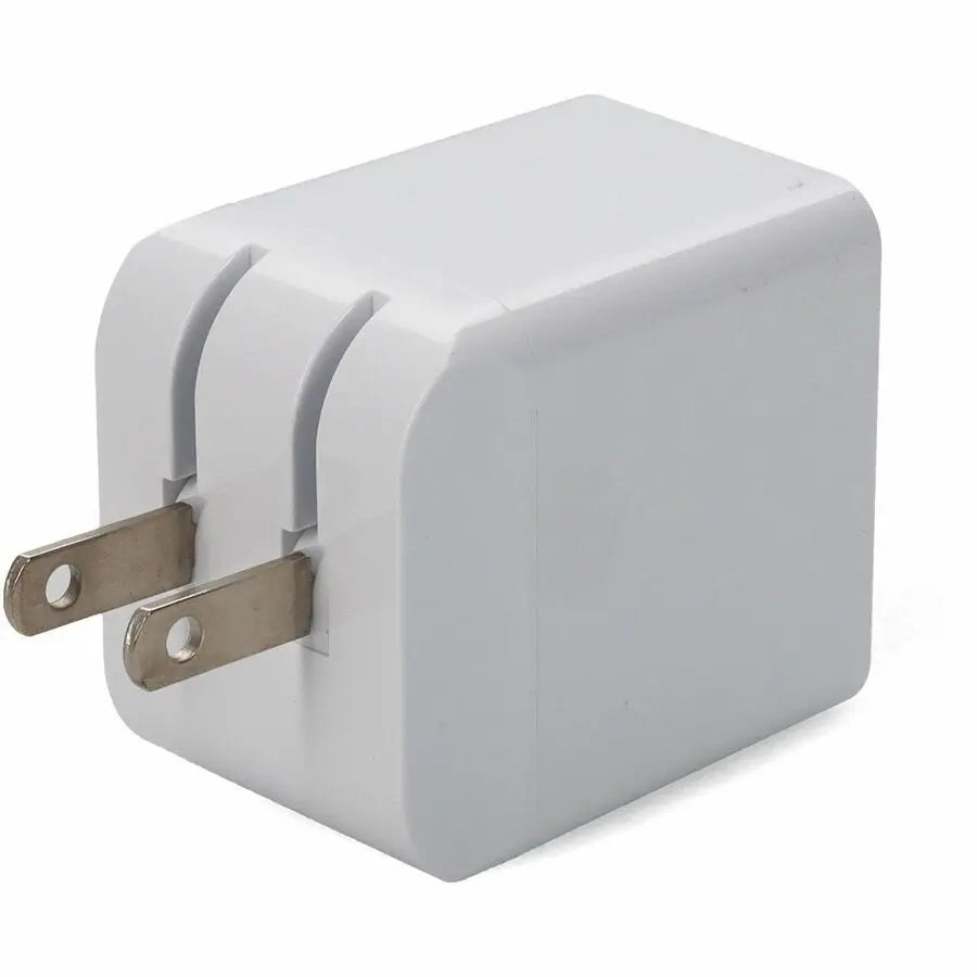 Wall Charger to 1X USB-C 3.1 5V at 3A, 9V at 2A, or 12V at 1.5A 18W total, White