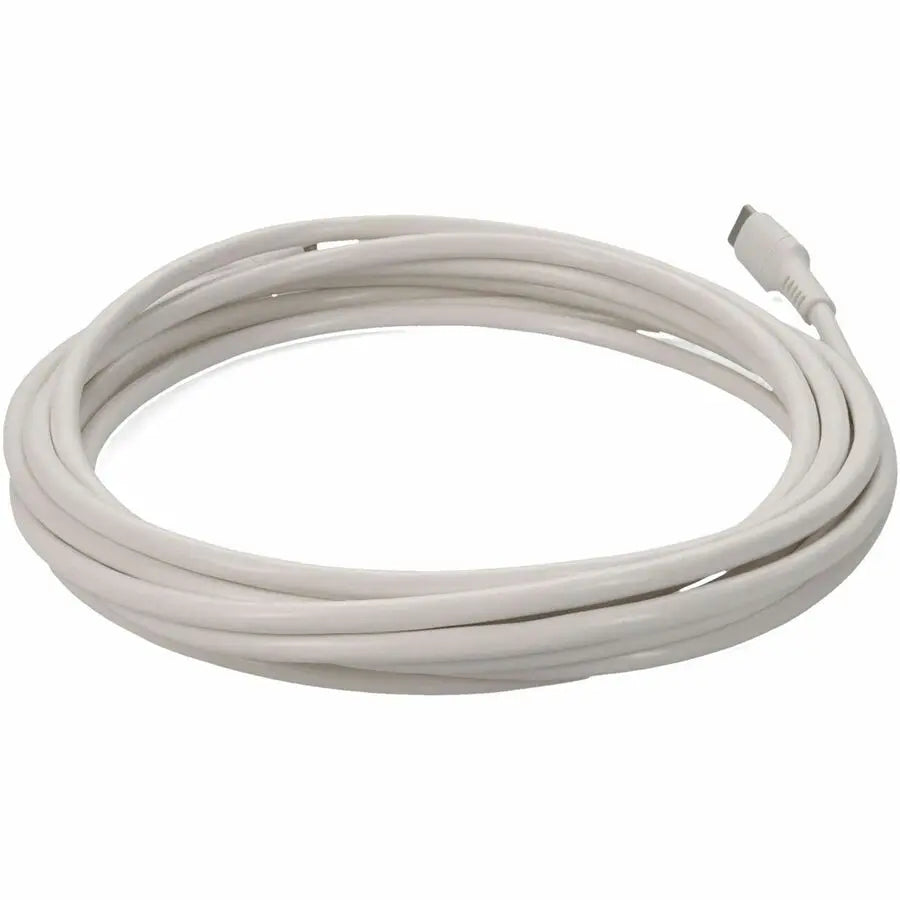 AddOn 3.0m (9.8ft) USB 3.1 Type (C) Male to Lightning Male Sync and Charge White Cable