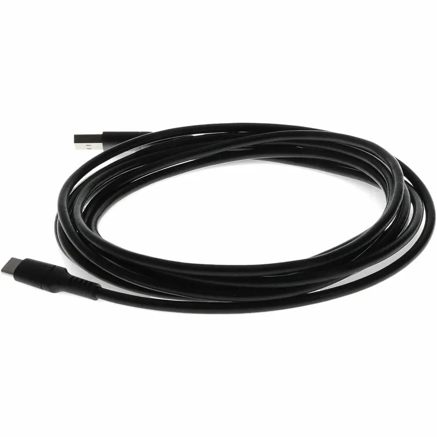 AddOn 1.0m (3.3ft) USB-C Male to USB 2.0 (A) Male Sync and Charge Black Cable
