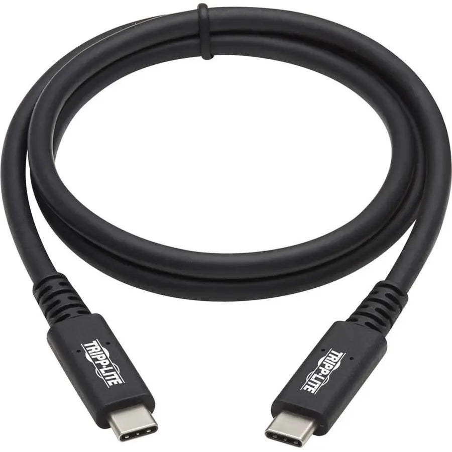Tripp Lite by Eaton USB4 40Gbps Cable (M/M) - USB-C, 8K 60 Hz, 100W PD Charging, Black, 31 in. (0.8 m)
