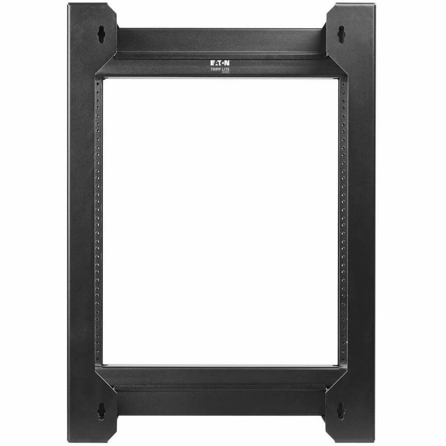 Eaton Tripp Lite Series SmartRack 12U Wall-Mount 2-Post Open Frame Rack, Hinged Front, Heavy Duty