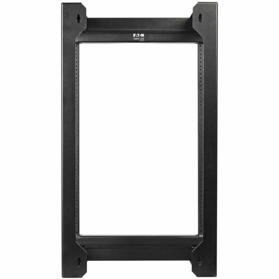 Eaton Tripp Lite Series SmartRack 16U Wall-Mount 2-Post Open Frame Rack, Hinged Front, Heavy Duty