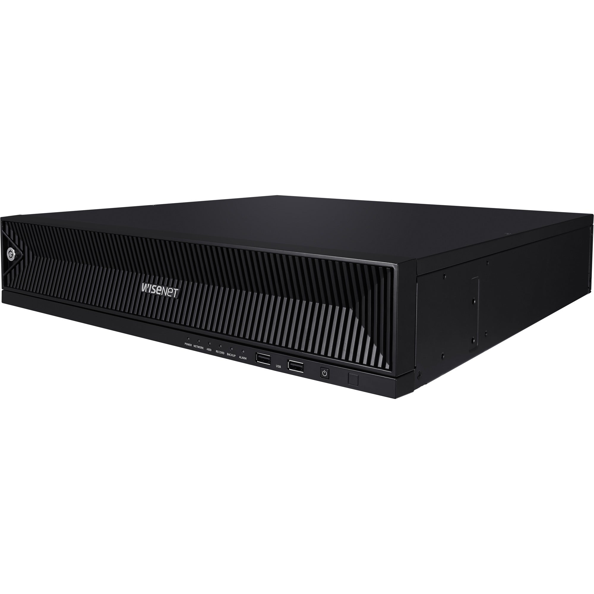 HANWHA Wisenet 64CH 8K 400Mbps H.265 NVR - 64 TB HDD - 10TB, 32 m, Wired, XRN-6410RB2