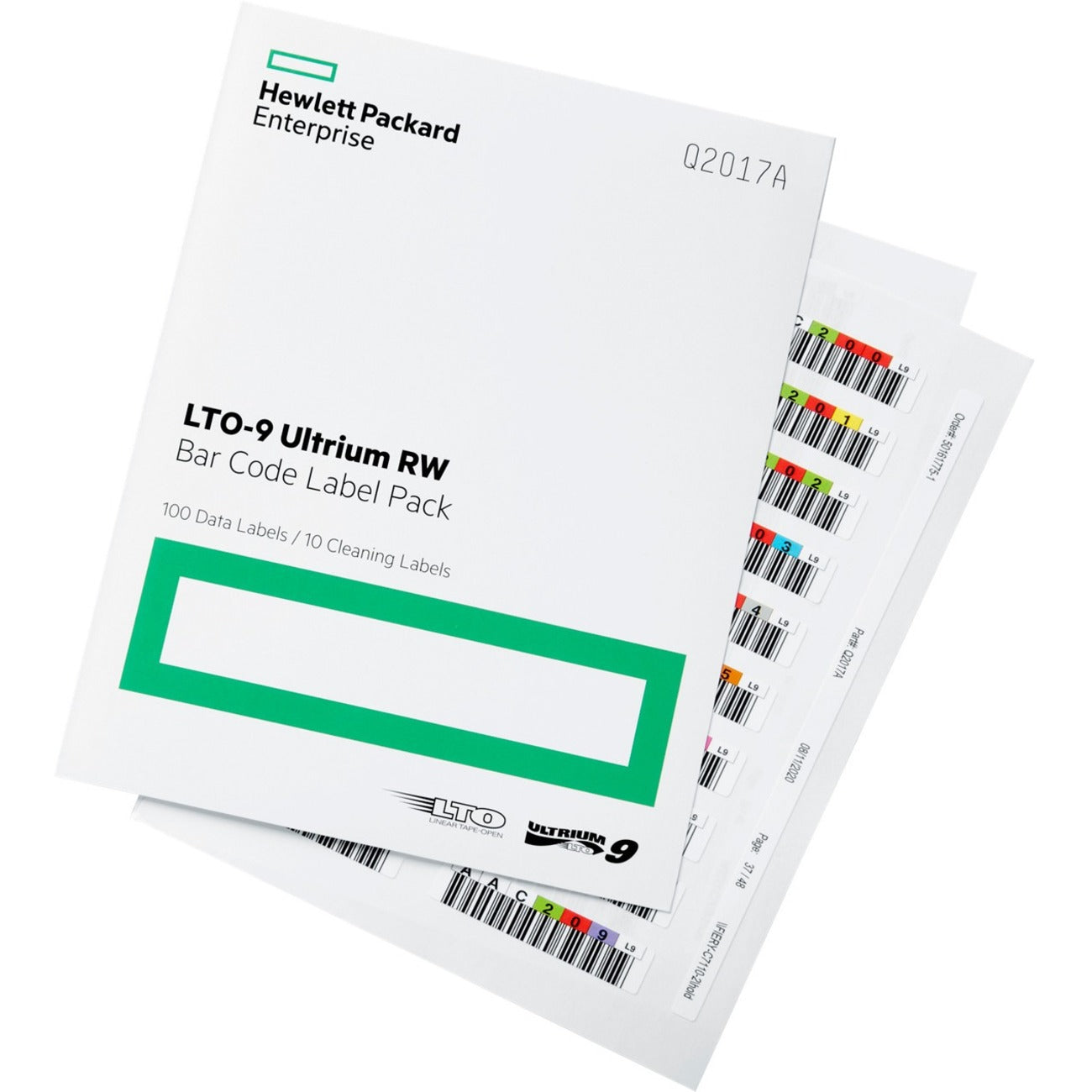 Hewlett HPE LTO-9 Ultrium 45TB RW Custom Labeled 20 Data Cartridges with Cases
