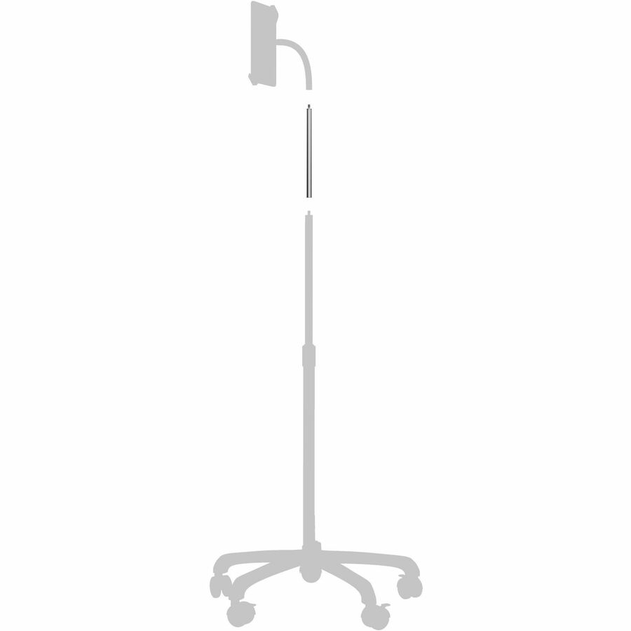 CTA Digital 12 Inches Extender Pole for Mobile Floor Stands