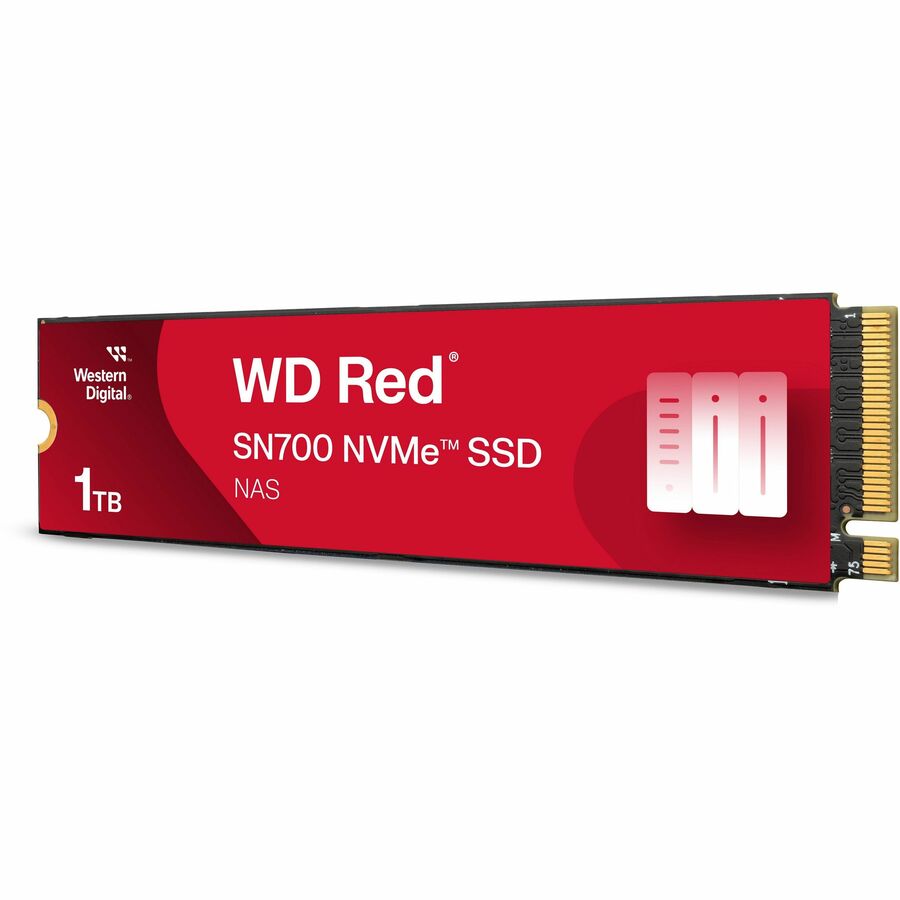 Western Digital Red S700 WDS100T1R0C 1 TB Solid State Drive - M.2 2280 Internal - PCI Express NVMe (PCI Express NVMe 3.0 x4)
