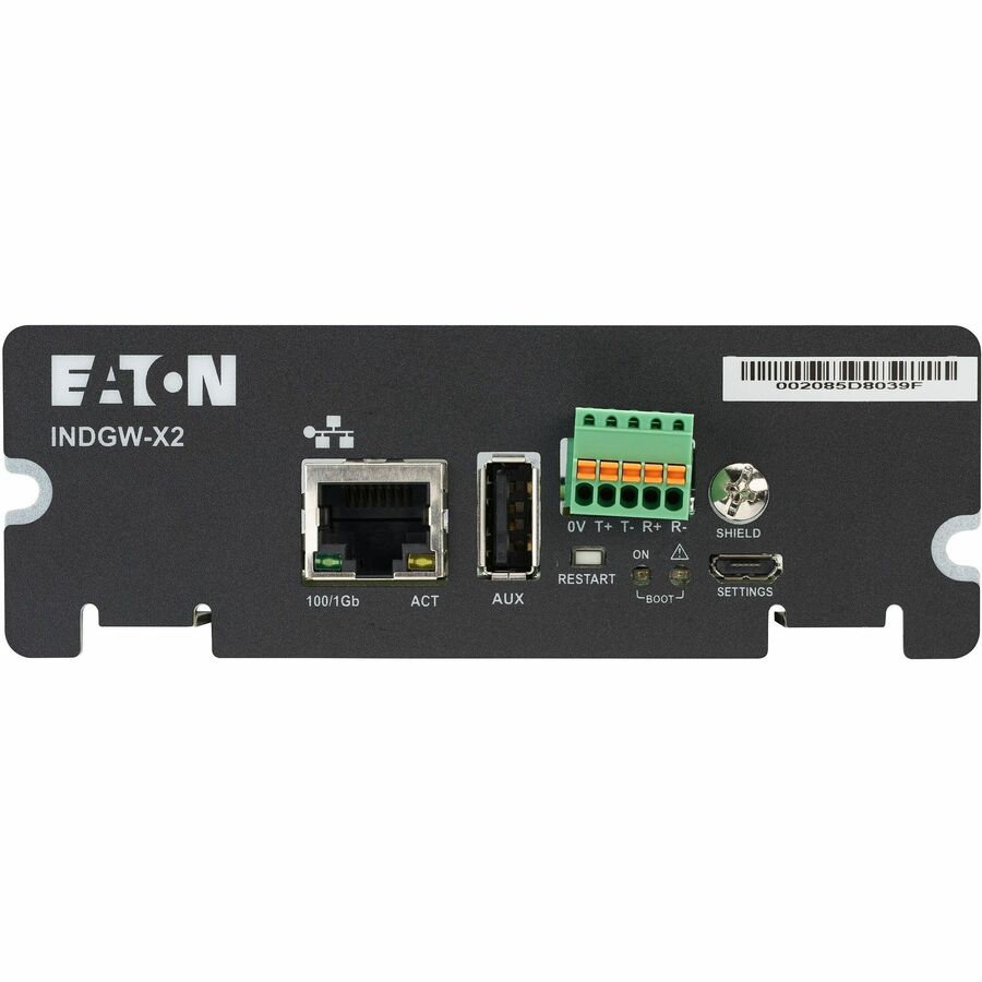 Eaton Gigabit Industrial Gateway X2 Card, 4.60 oz, Gigabit Ethernet, INDGW-X2