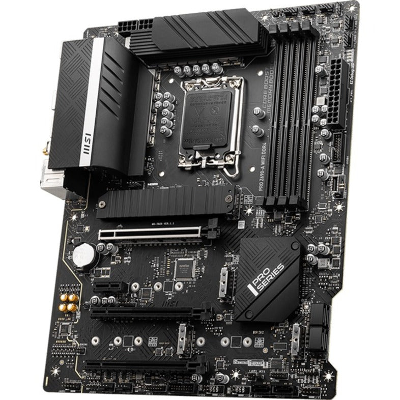 MSI Z690-A WIFI DDR4 Desktop Motherboard - Intel Z690 Chipset - Socket LGA-1700 - Intel Optane Memory Ready - ATX