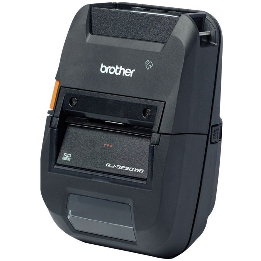 Brother RuggedJet RJ-3250WB-LCP Mobile Direct Thermal Printer - Monochrome - Portable - Label/Receipt Print - Ethernet - USB - Bluetooth - Wireless LAN - Black