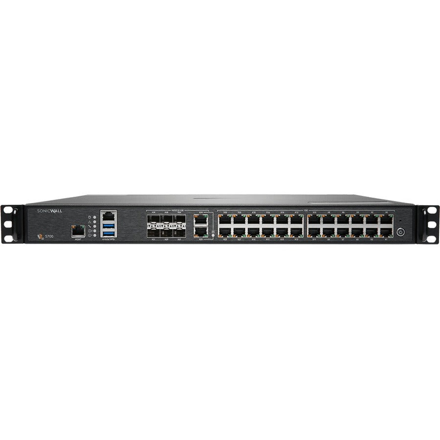SonicWALL NSA 5700 TOTAL SECURE - ADVANCED EDITION 1YR, 02-SSC-3919, Ethernet