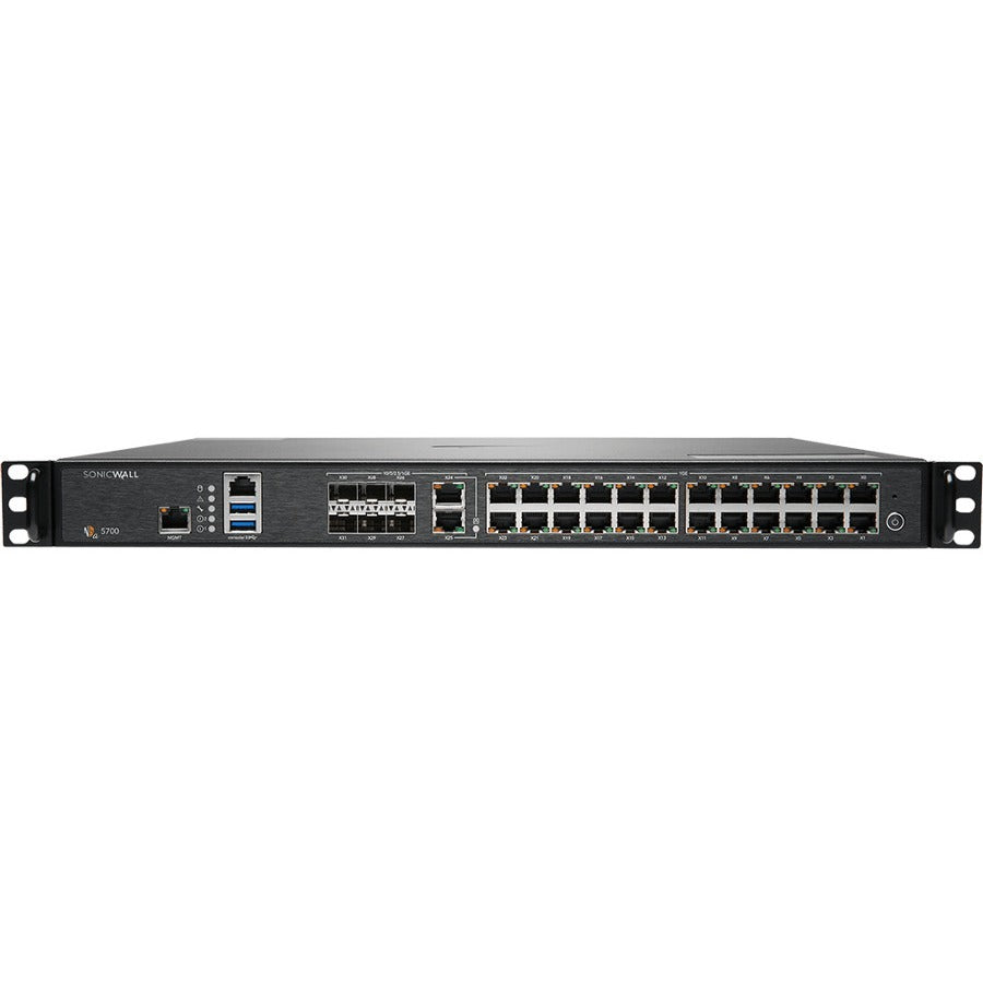 SonicWALL NSA 5700 SECURE UPGRADE PLUS - ADVANCED EDITION 2YR, 02-SSC-3929, Ethernet