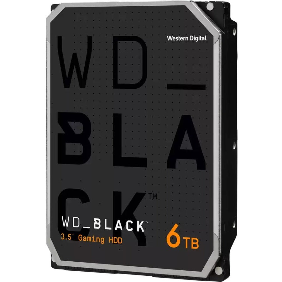 WESTERN WD Black WD6004FZWX 6 TB Hard Drive - 3.5" Internal - SATA (SATA/600) - Conventional Magnetic Recording (CMR) Method - 3.5" Carrier, 128 m, WD6004FZWX-20PK