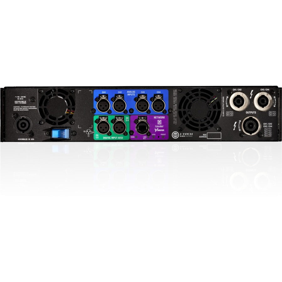 Harman Crown I-Tech HD I-Tech 4x3500HD Amplifier - 16 kW RMS - 4 Channel