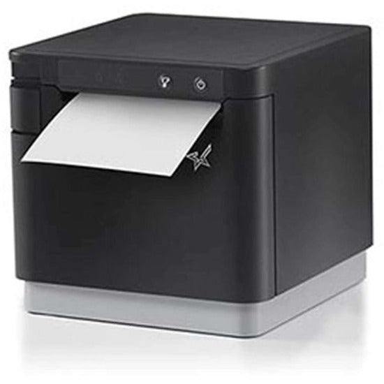Star Micronics mC-Print3, Thermal, WLAN, Ethernet (LAN), USB, Lightning, CloudPRNT - 3" Receipt Printer - 250mm/sec - Monochrome - Auto Cutter - Black Color -