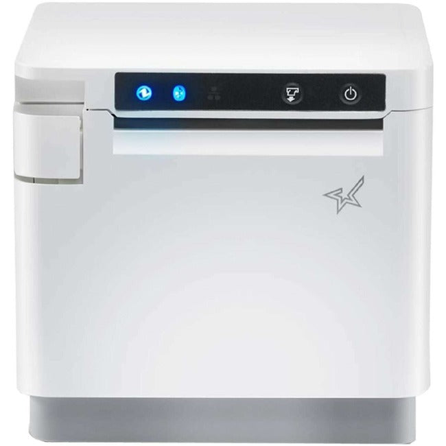 Star Micronics mC-Print3, Thermal, WLAN, Ethernet (LAN), USB, Lightning, Bluetooth (MFi), CloudPRNT - 3" Receipt Printer - 250mm/sec - Monochrome - Auto Cutter - White