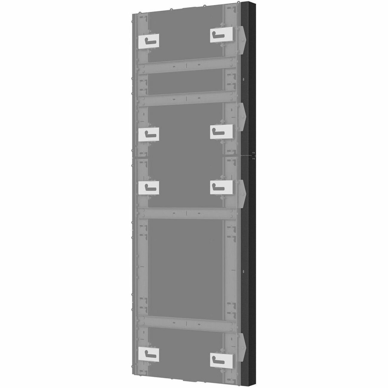 Legrand Chief TiLED 1 High dvLED Wall Mount Side Cover - For Unilimin USLIM Series - Black