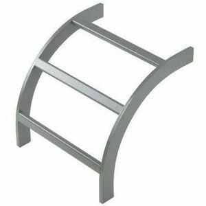 LEGRAND VERT RAD RWY OUTSIDE ANY, Black, 18 in, TRTC-18B