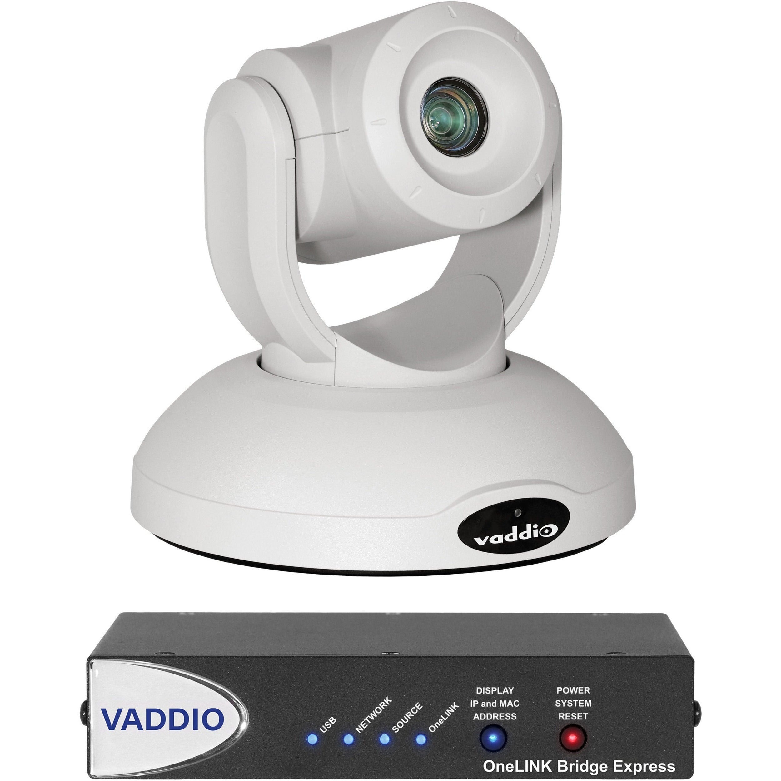 Legrand Vaddio RoboSHOT Video Conferencing Camera - 8.5 Megapixel - 60 fps - White - TAA Compliant