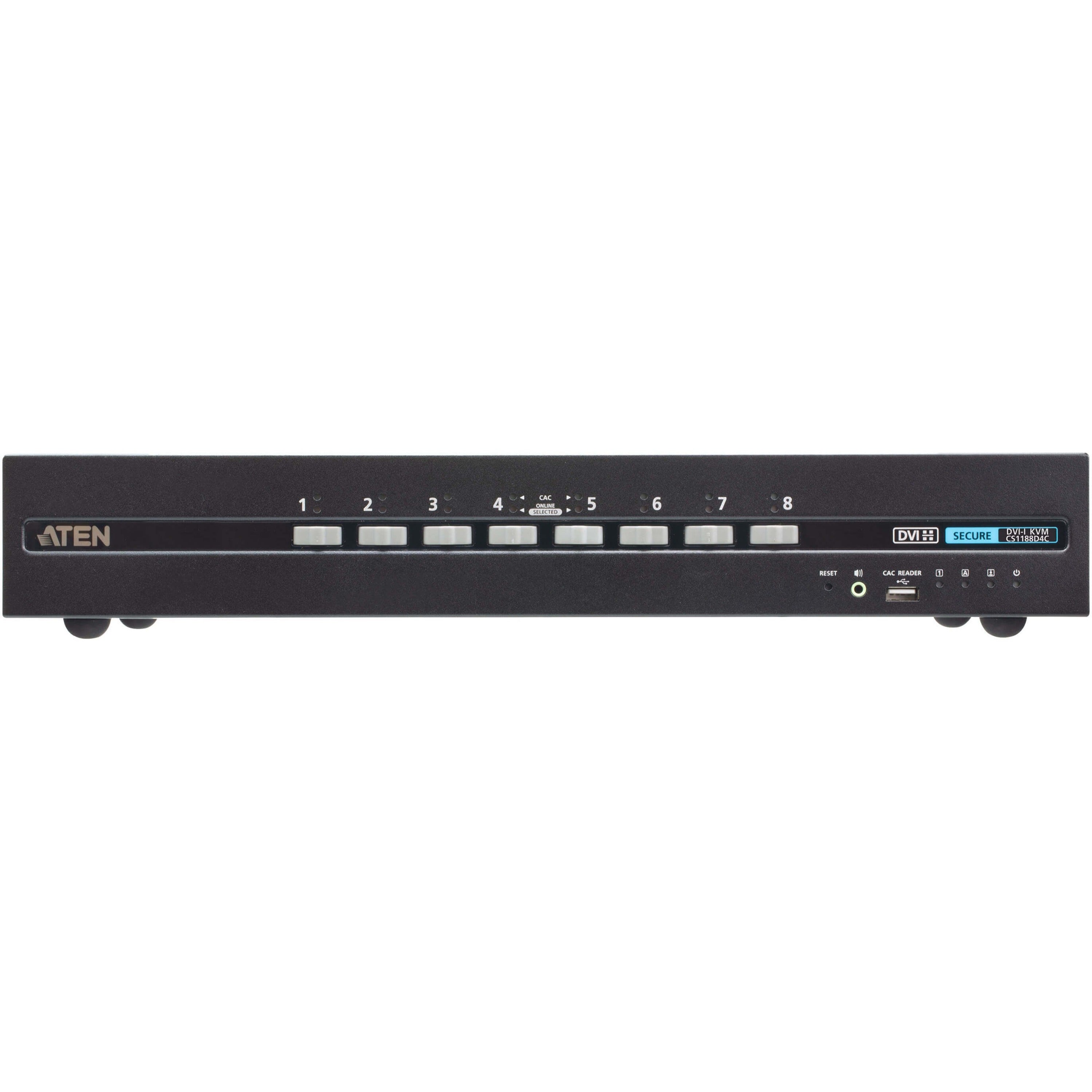 ATEN 8-Port USB DVI Secure KVM Switch with CAC (PSD PP v4.0 Compliant)
