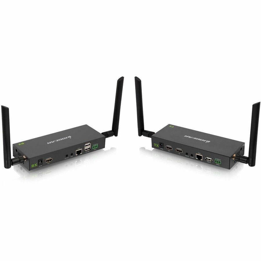IOGEAR Long Range Wireless 4K Video Transmitter and Receiver Kit with Local Passthrough