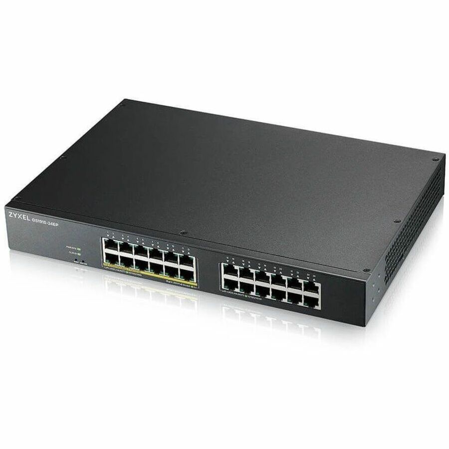 ZYXEL GS1915-24EP 24-Port Gigabit Smart Nebula Cloud Managed PoE Switch | 12 PoE+ Ports at 130W