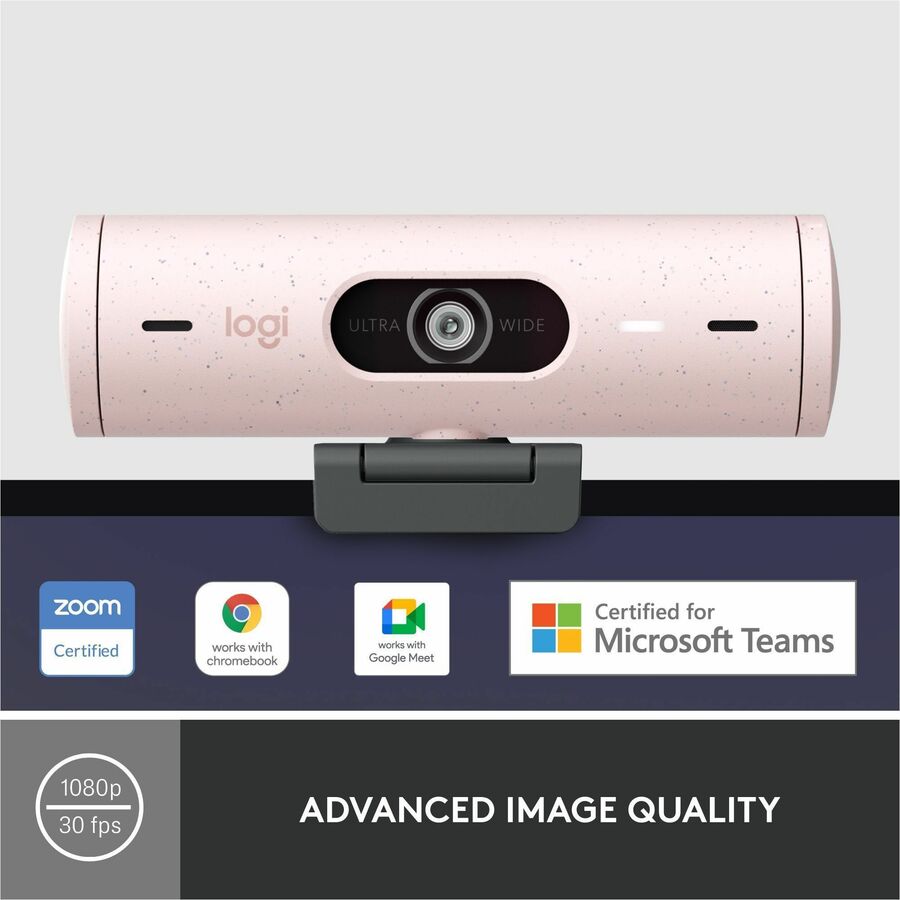 Logitech Brio 500 Webcam - Rose