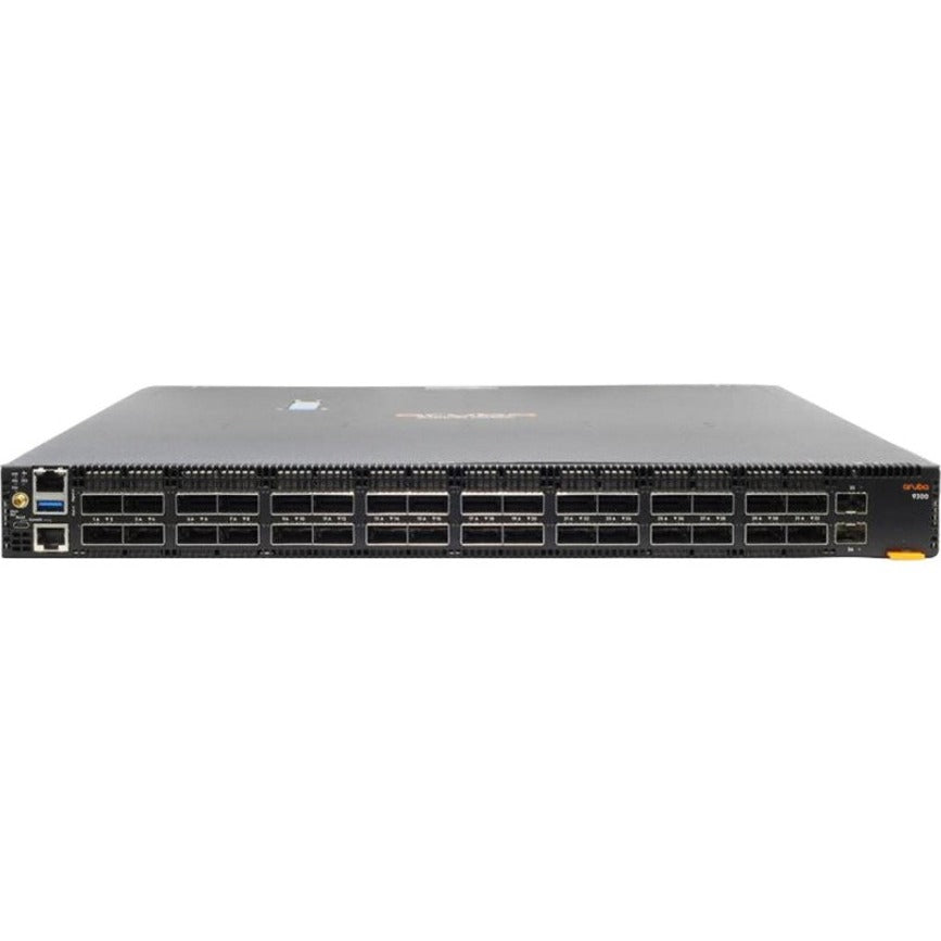 Aruba 9300-32D Ethernet Switch, 10 Gigabit Ethernet, 10GBase-X, 26.12 lb, Surface Mount
