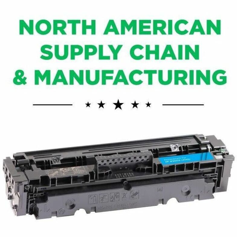 Clover Imaging Remanufactured High Yield Cyan Toner Cartridge (Reused OEM Chip) for HP 414X (W2021X)