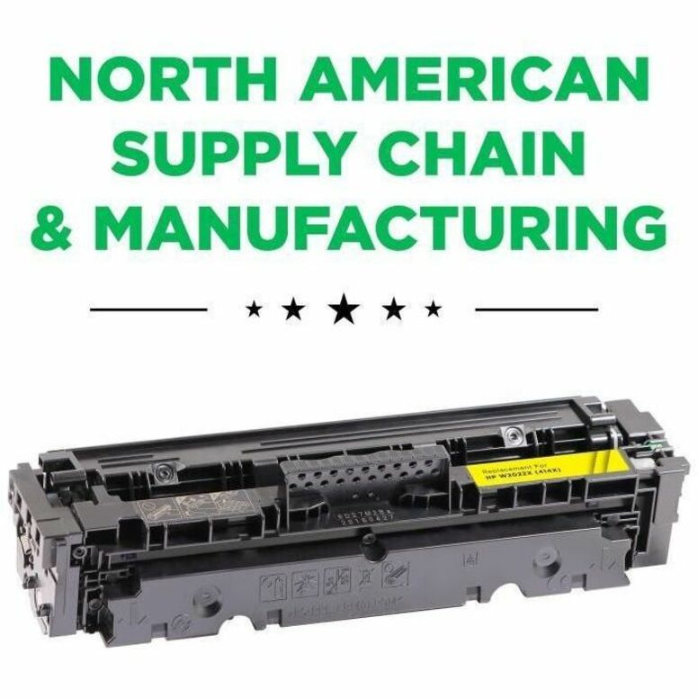 Clover Imaging Remanufactured High Yield Yellow Toner Cartridge (Reused OEM Chip) for HP 414X (W2022X)