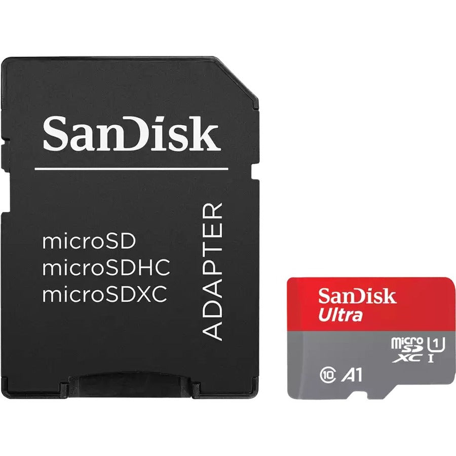Western SanDisk Ultra 128 GB Class 10/UHS-I (U1) microSDXC - 1, 0.6 in, SDSQUAB-128G-AN6MA