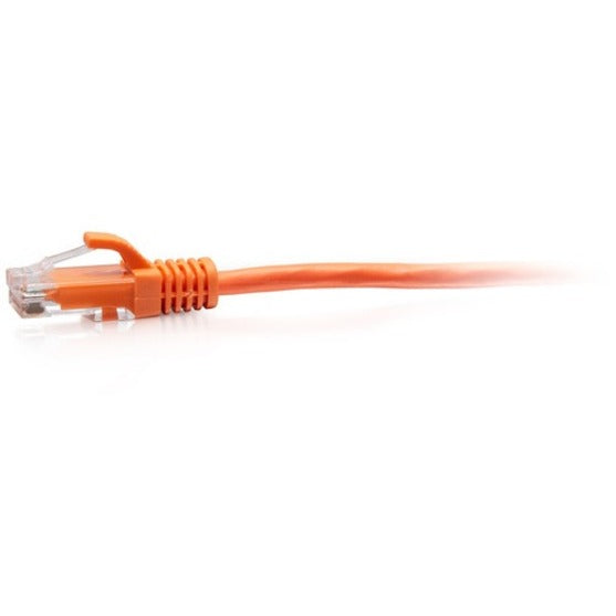 C2G 7ft Cat6a Snagless Unshielded (UTP) Slim Ethernet Cable - Cat6a Slim Network Patch Cable - PoE - Orange