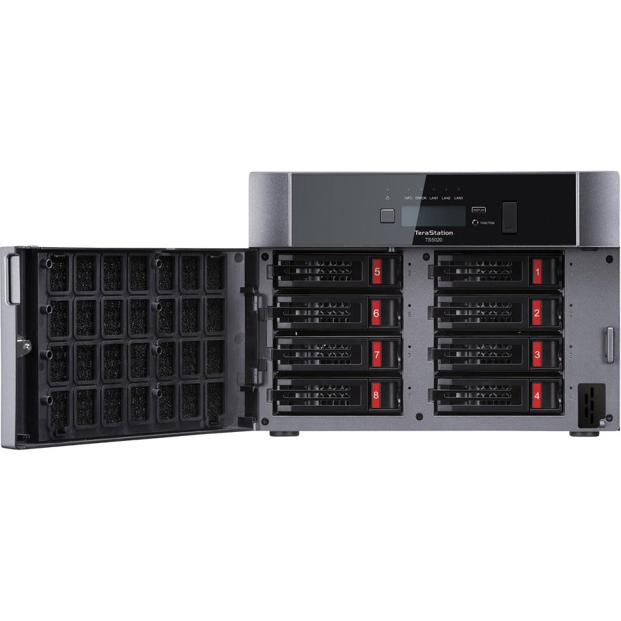 Buffalo TeraStation 5420DN Partially populated 32TB NAS (4x8TB) NAS HDD included 10GBE RAID iSCSI - TAA Compliant, Ethernet, TS5820DN