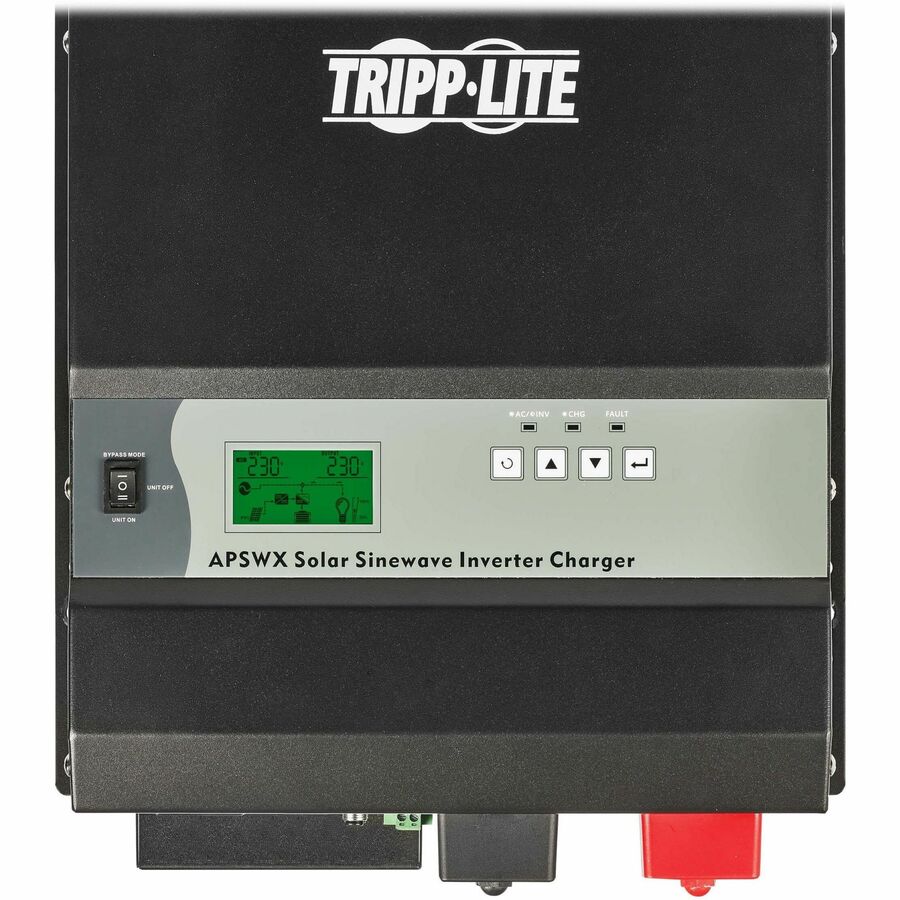 Eaton Tripp Lite by Eaton 3000W 24VDC 230V Sine Wave Solar Inverter/Charger - 60A MPPT Solar Charge Controller, C19 Outlet, Wired Remote, Hardwire Input/Output
