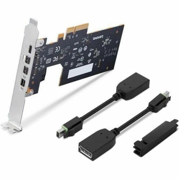 Lenovo Thunderbolt Adapter - PCI Express x4 - Monitor, Graphic Card - Plug-in Card - 2 Thunderbolt Port(s)